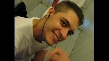Play Young spaniard sucking dick in the station toilets
