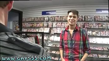 Play He starts to suck his cock inside a store!