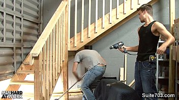 Play The carpenter finally finishes the warehouse ladder and reviews my ass.