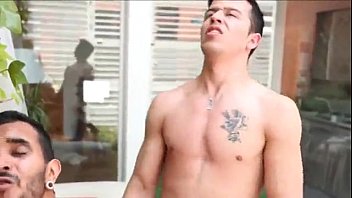 Play Lucio saints letting a rich cock break his ass.