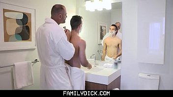 Play Dad today is going to teach you how to shave, and something else …