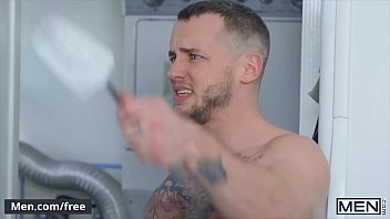 Play While at his girlfriend’s house the uncle fucks the son!