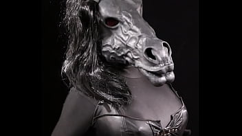Play Hung anthro horse masturbating and playing with its huge tits and cock
