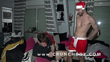 Play Real french straight boy fucked by his friend dresses in santa claus for surprise for christmas