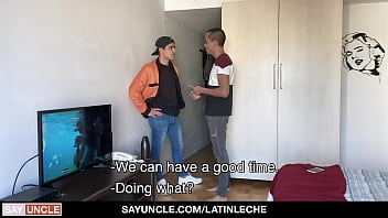 Play Latin boys meet up at the hotel room to experience a kinky time together