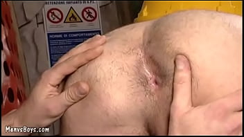 Play Steamy old young gay sex at a construction site