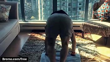 Play Horny gay coubles (jacob jones, isaac, jake, joshua storm) keep up their sex workout routine at home – bromo