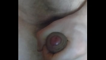 Play Chub bear jerks uncut cock and cums.