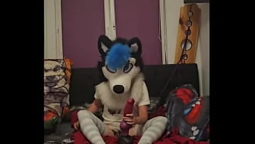 Play Furry Femboy’s Wild Ride with Bad Dragon Rex XL