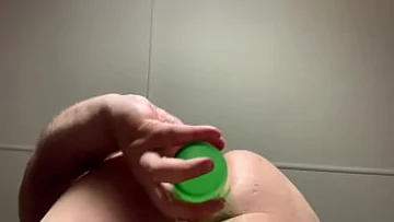 Play Stuffing My Slutty Bubble Butt with Dildo and Toys!