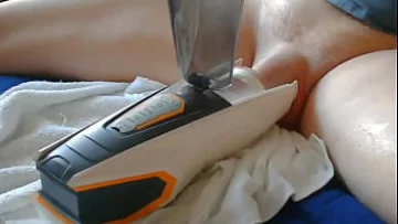Play Toy Sucking and Cumming Hard: Latina Solo Play with Big Cock and Handjob