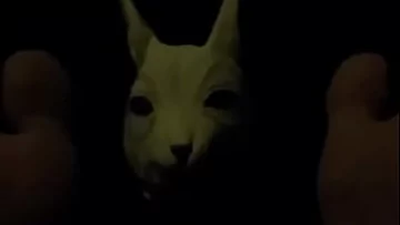 Play Masked Gay Footjob: Late Night Exhibition and Cum