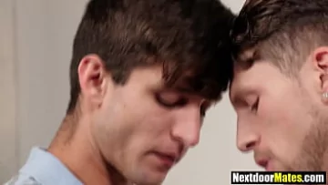 Play Muscular Gay Jocks Get Down and Dirty with Hot Mechanic in Bareback Fantasy