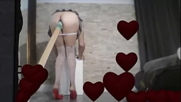 Play Hung Trans Goddess Enthusiastically Fucks Herself with Jumbo Dildos