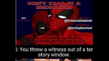 Play Spiderman and Deadpool in a Steamy Gay Encounter