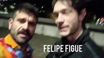 Play Outdoor Gay Amateur Session: Felipe Figueira & Fernando Brutto Get Steamy on the Street