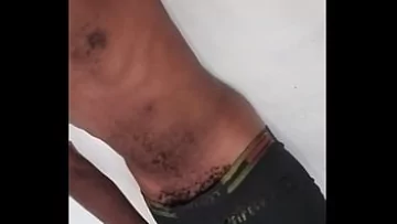 Play Stepdaughter Catches Soloboy Gay Kenyan Dick7 in Hot Interracial Handjob Session