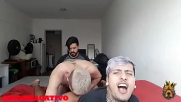 Play Tattooed Amateur Gay Orgy: Ander Hard & Kxorrao’s Intense Anal Action