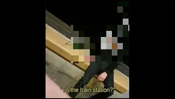 Play Straight Swiss Hunk Convinced for a Public Outdoor Blowjob