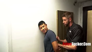 Play 500$ Thong Thief’s Raw Anal Punishment by Hot Cop