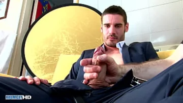 Play Daddy’s Ass Massage Leads to Wanking and Handjob