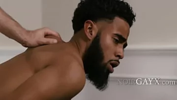 Play Peeping Black Stud Gets Invited Over for a Raw Anal Session