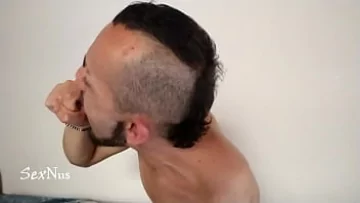 Play Slobbering Amateur Gay Obsession with Tongue and Spit
