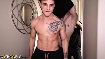 Play Tatted Teens Fuck Bareback in the Gym: Gay Amateur Casting