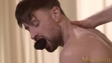 Play Muscular Hunk Pierce Paris Barebacks Submissive Drew Dixon